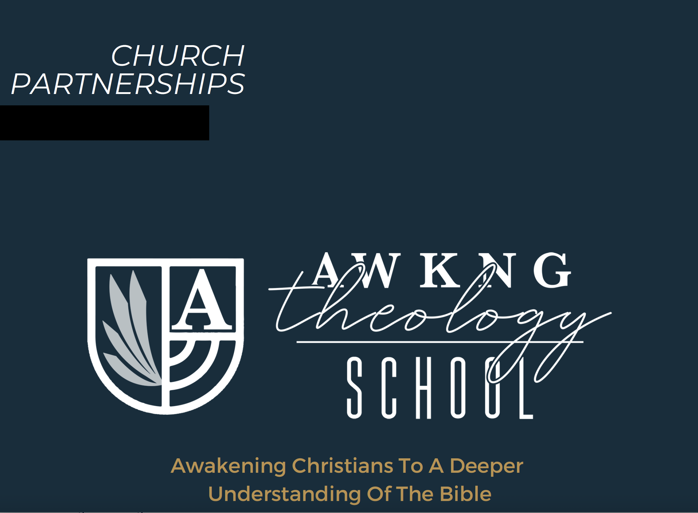 equipping churches for theological teaching